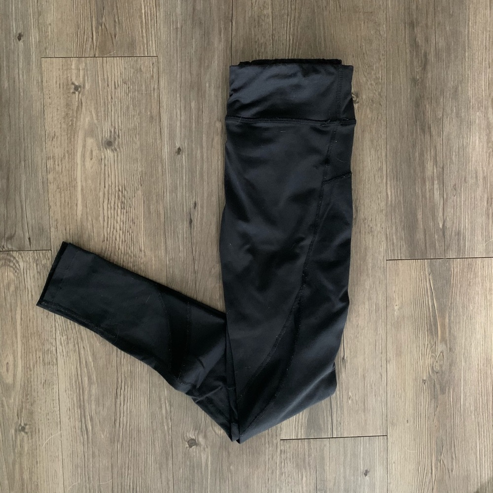 Mesh-Splice Workout Leggings